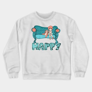 Happy Crewneck Sweatshirt